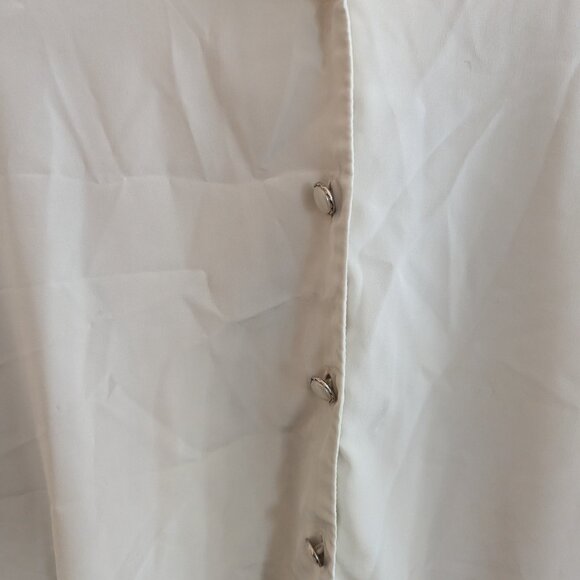 Vintage Silk Blouse with Pearl-Accent Buttons (Elite) - Picture 6 of 6